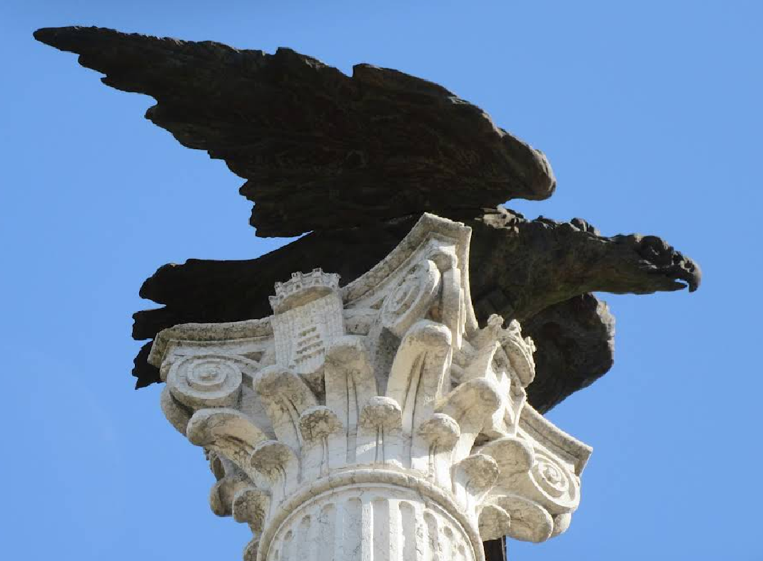 Intervento presso il Monumento all’Aquila
